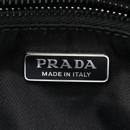 Prada Tessuto Soft Nylon Rose Print Small Chain Clutch Pink 6 of 8