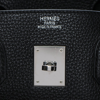 Hermes Taurillon Clemence Birkin 35 Black 16 of 30