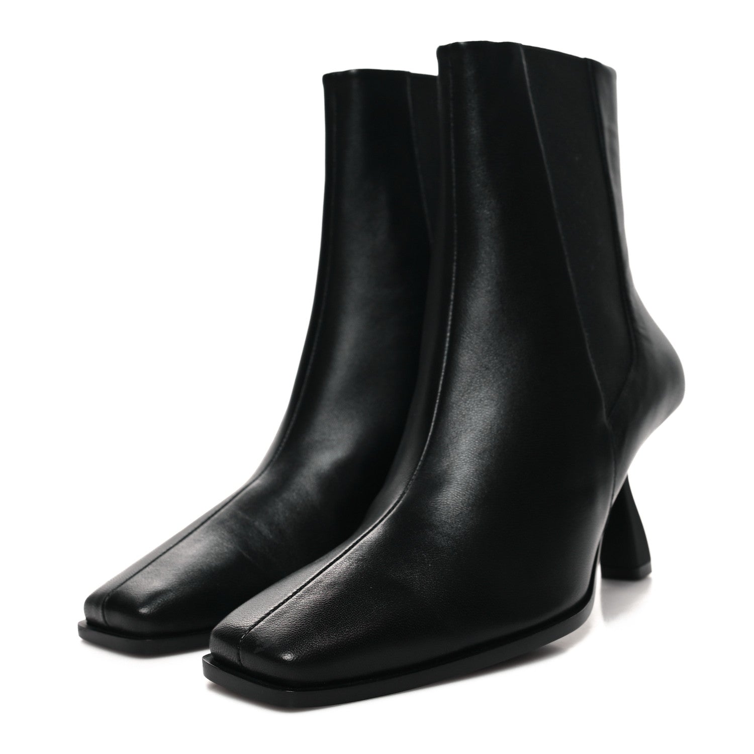 Hermes Nappa Gill 75 Ankle Boots 38 Black 3 of 9