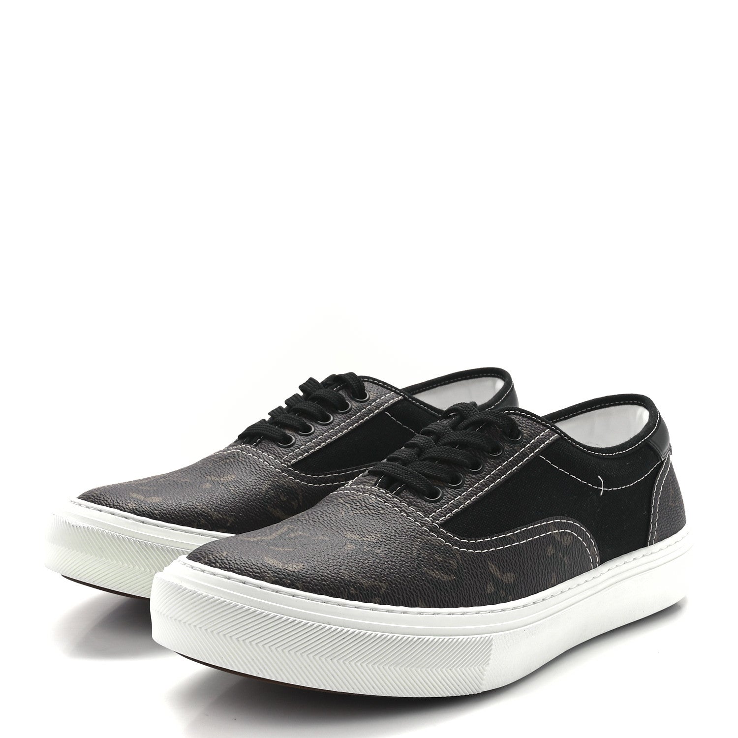 Louis Vuitton Monogram Trocadero Richelieu Sneakers 7.5 3 of 10