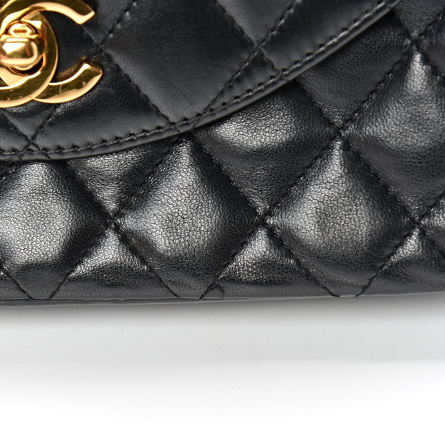 Chanel Lambskin Quilted Small Single Flap Black 20 of 22