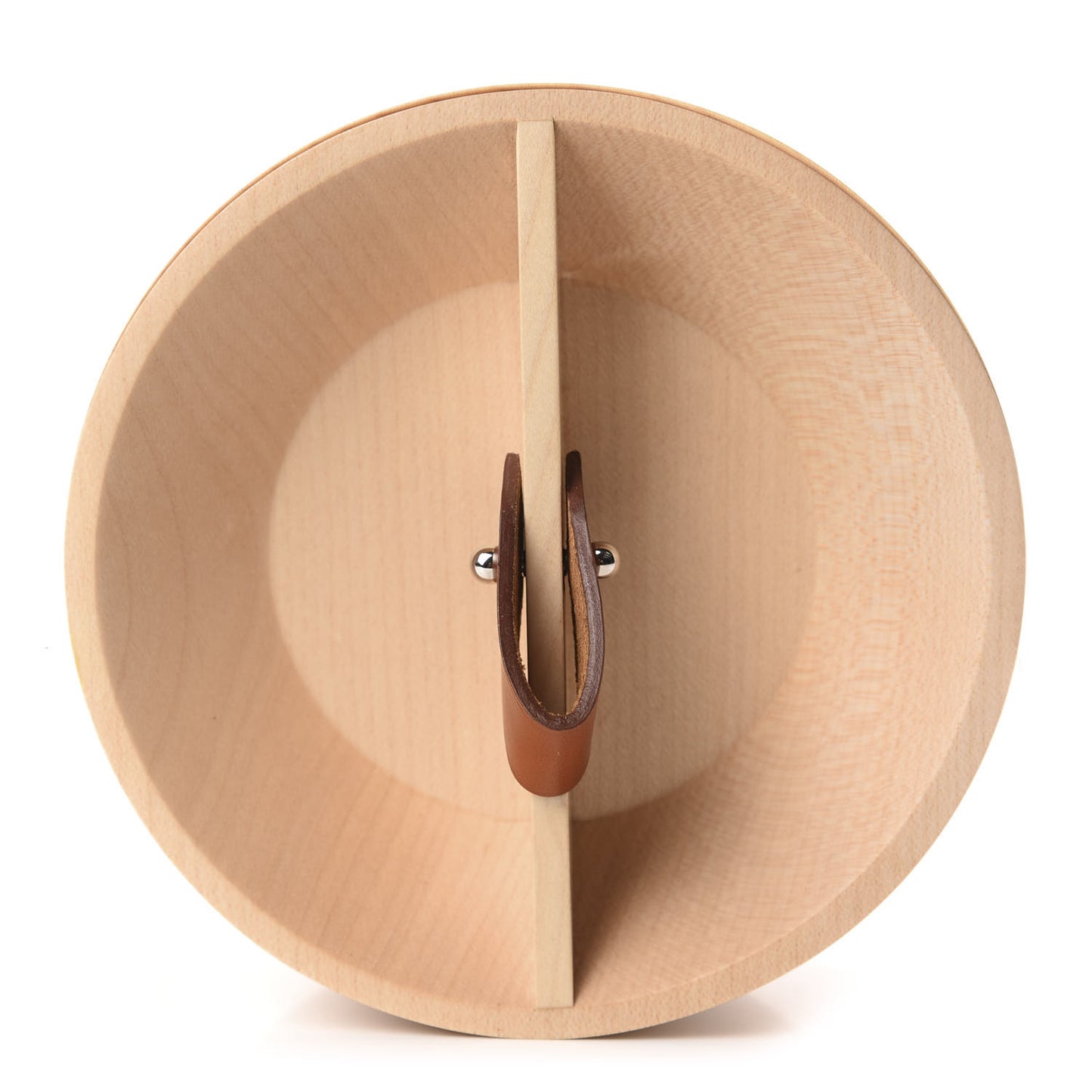 Wood Tibi Round Box Nature