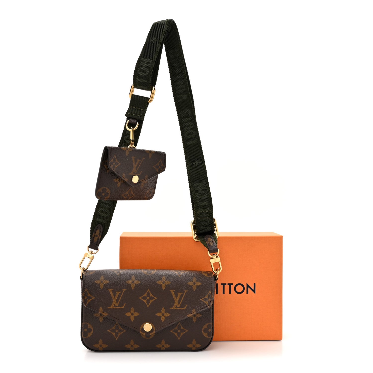 Louis Vuitton Monogram Felicie Strap & Go Kaki 10 of 10