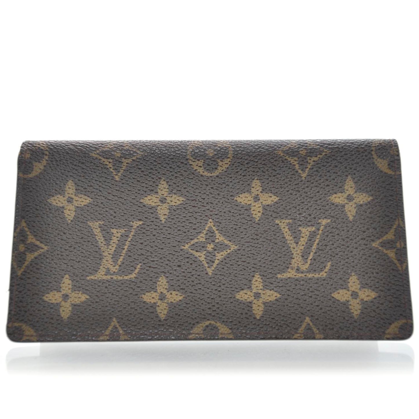 Monogram Checkbook Holder Wallet Cover
