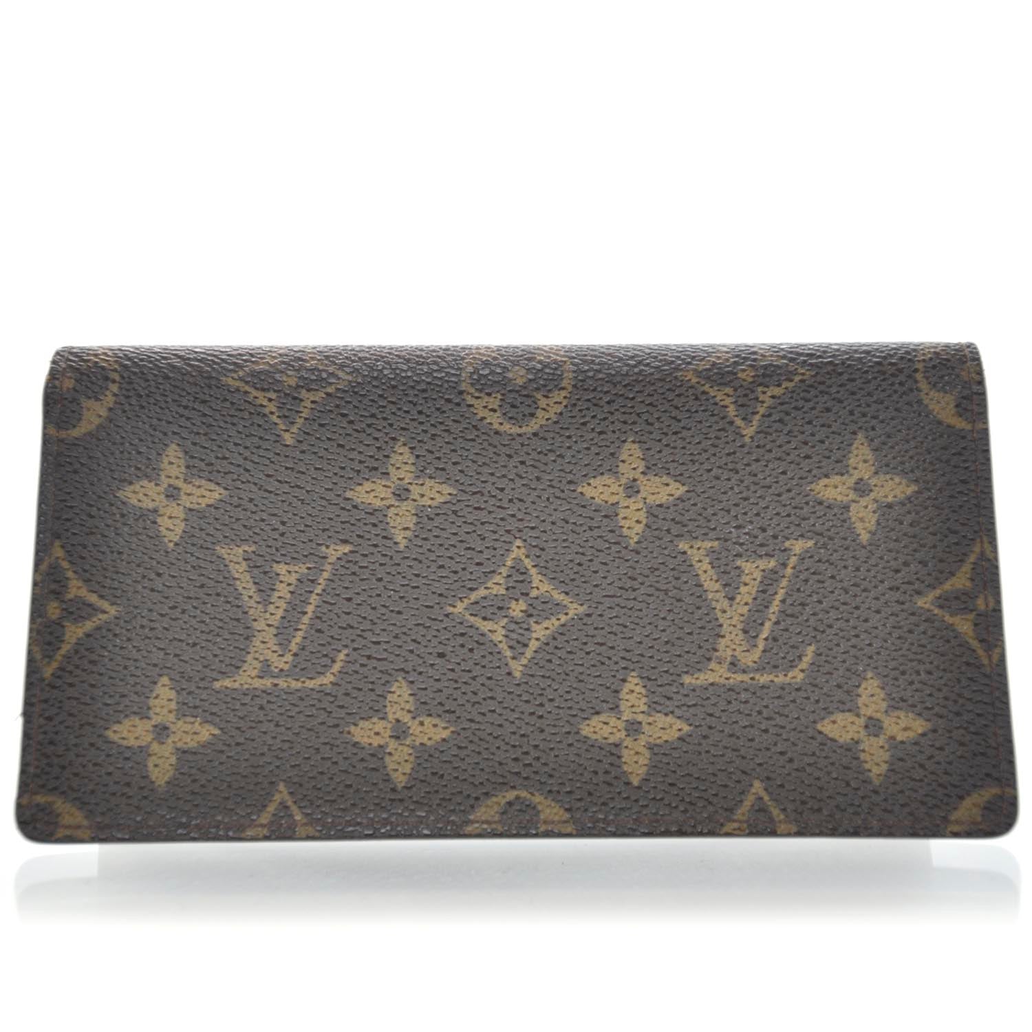 Louis Vuitton Monogram Checkbook Holder Wallet Cover 1 of 8