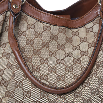Gucci Monogram Large Sukey Tote Brown 19 of 24