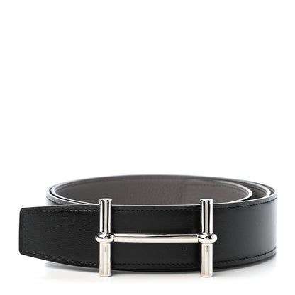Hermes Box Togo 32mm H d'Ancre Belt 100 40 Black Etain 1 of 4