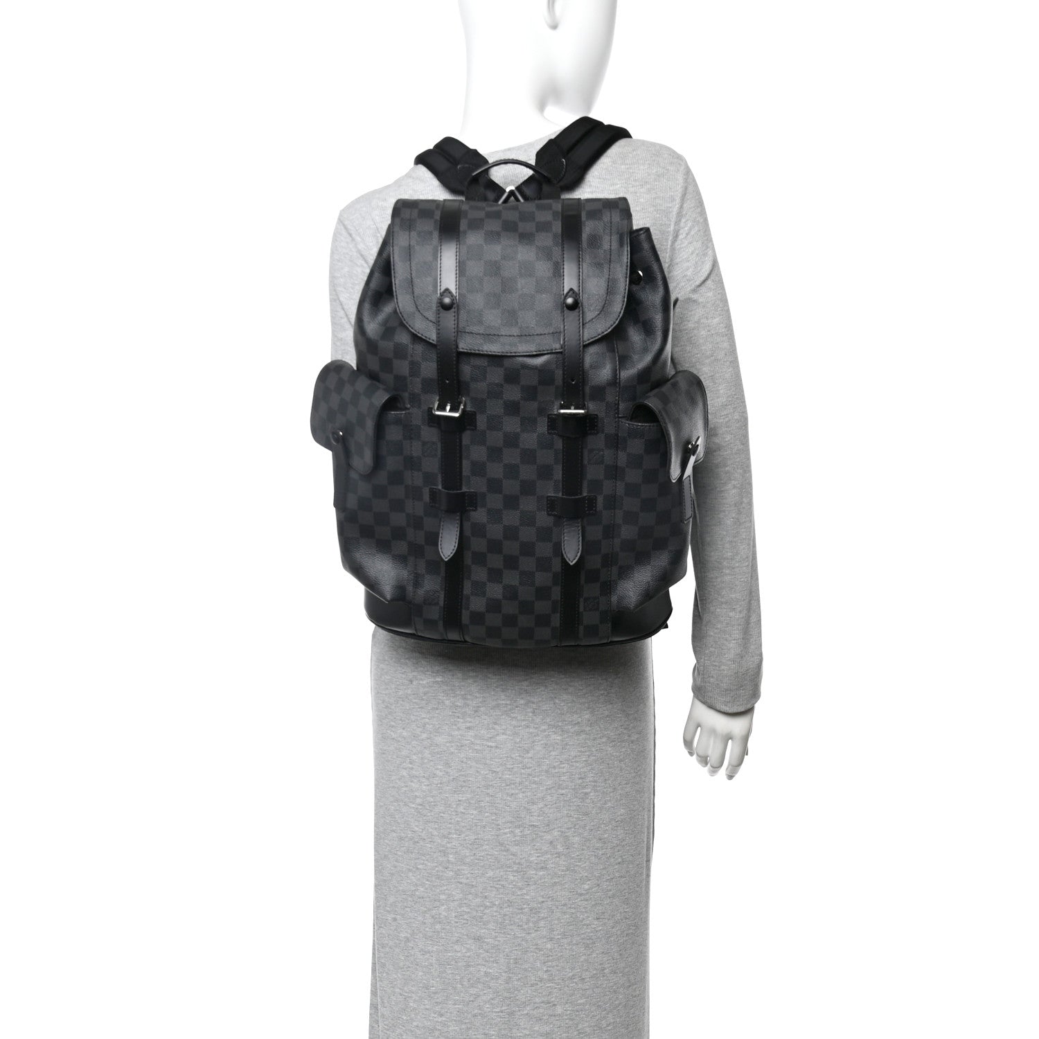 Louis Vuitton Damier Graphite Christopher PM Backpack 2 of 10