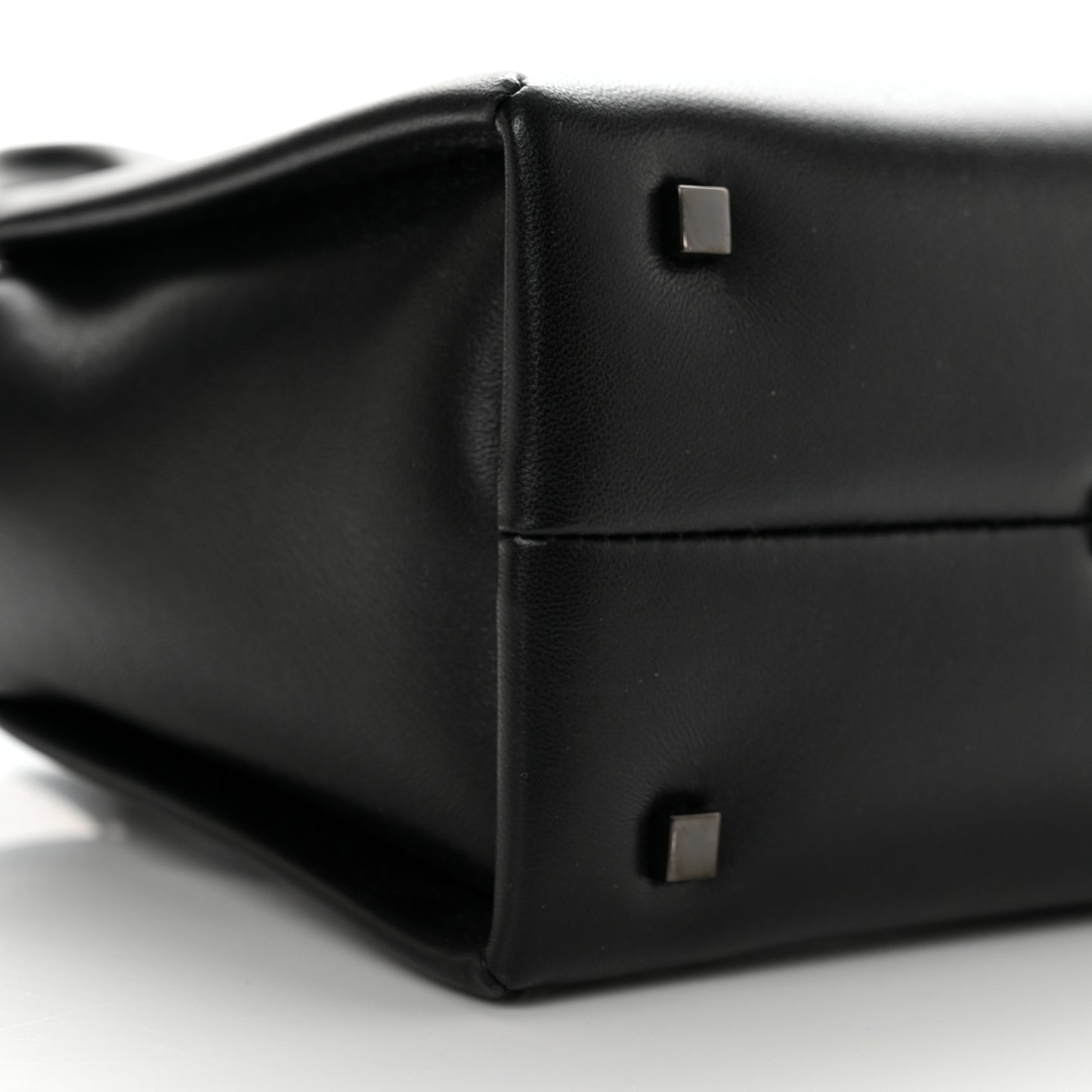 Nappa Monochrome Small One Stud Handbag Black