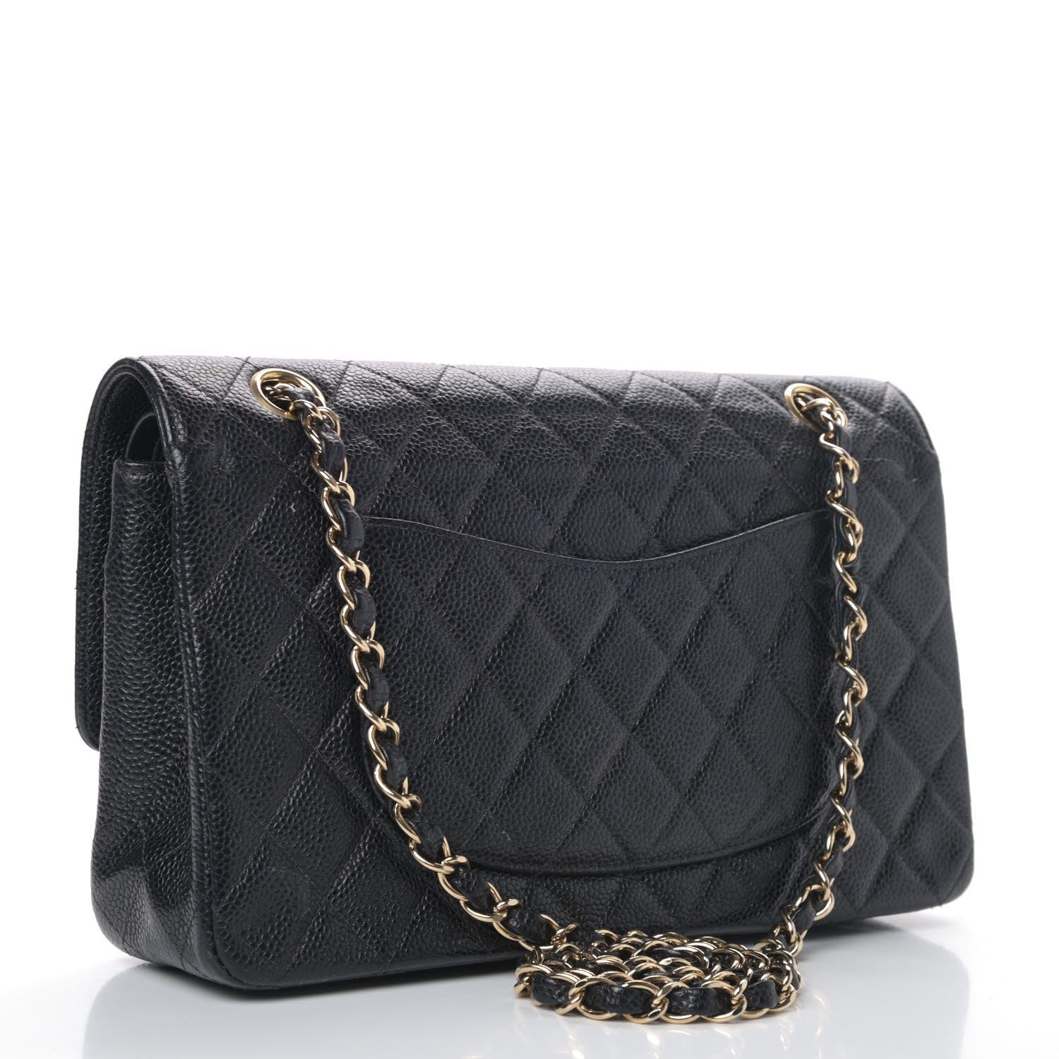 Chanel Caviar Quilted Medium Double Flap Black 2 of 4