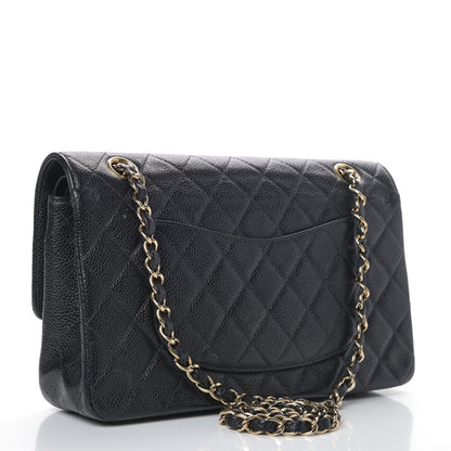 Chanel Caviar Quilted Medium Double Flap Black 2 of 4