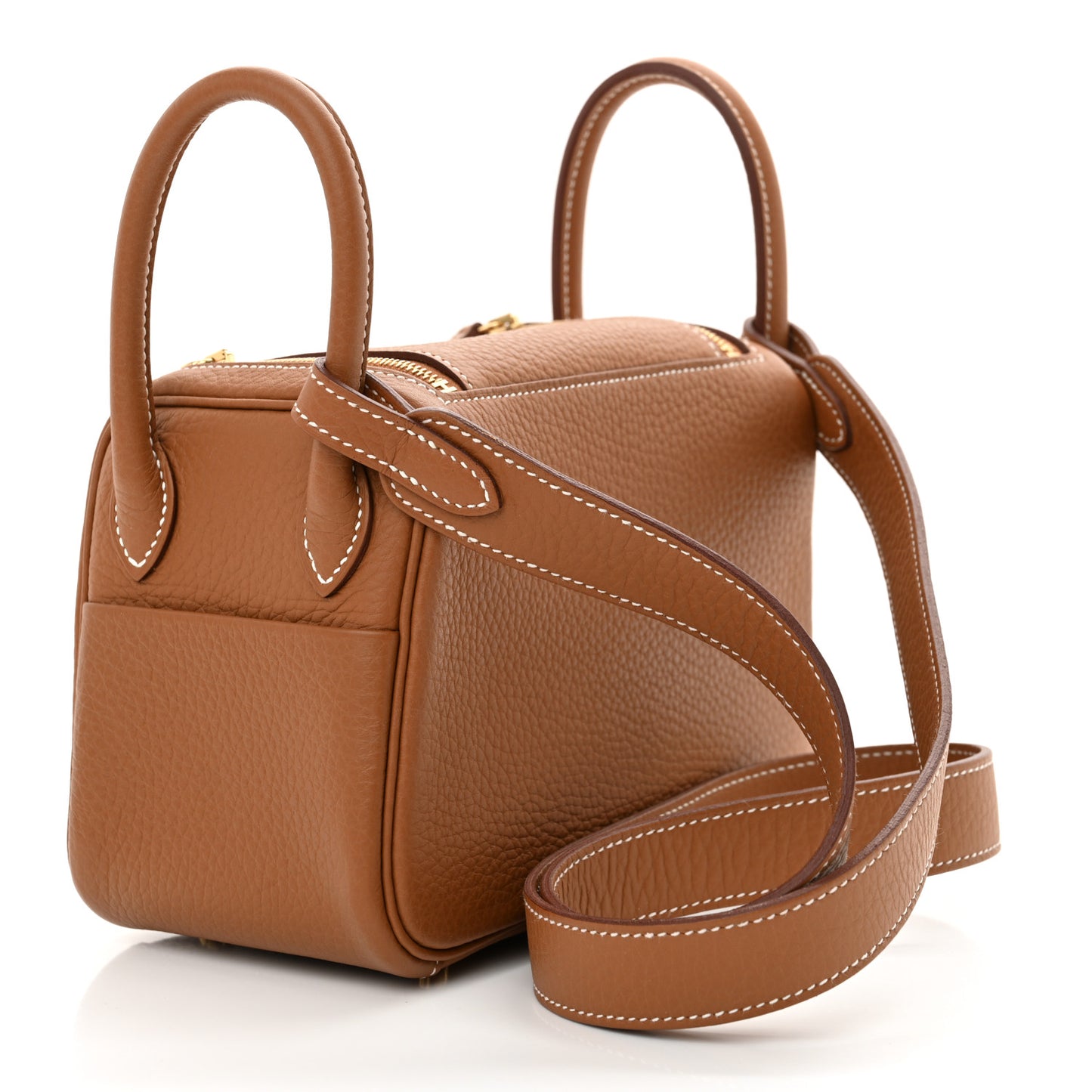 Taurillon Clemence Mini Lindy 20 Gold