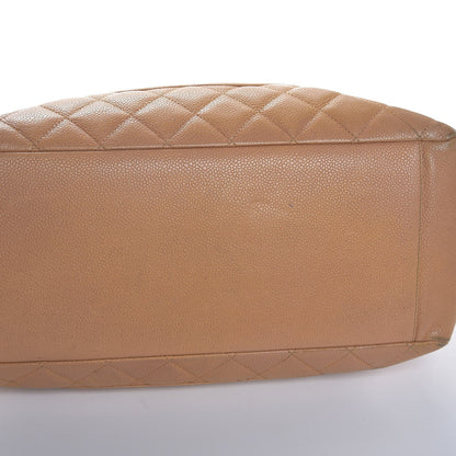 Chanel Caviar Quilted Grand Shopping Tote GST Beige 17 of 26