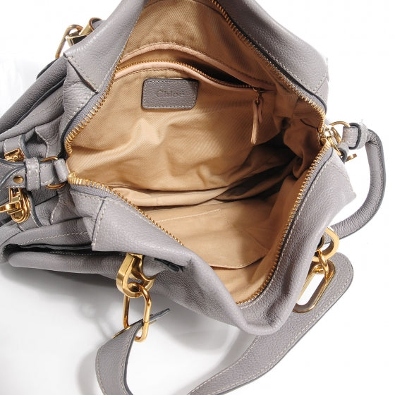 Chloe Calfskin Medium Paraty Cashmere Grey 6 of 8