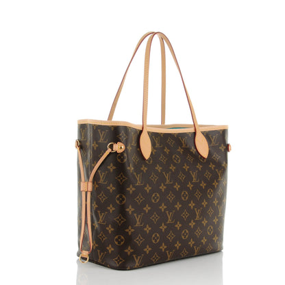 Louis Vuitton Monogram V Neverfull MM Turquoise 3 of 8