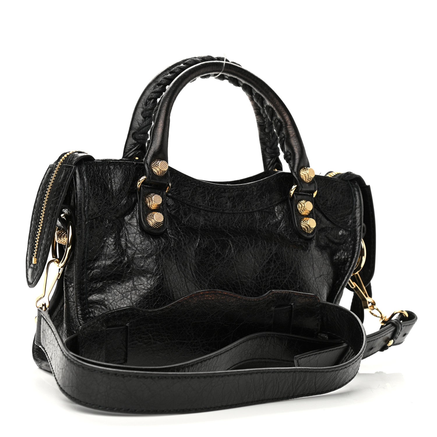 Balenciaga Agneau Giant 12 Gold Hardware Mini City Black 3 of 10