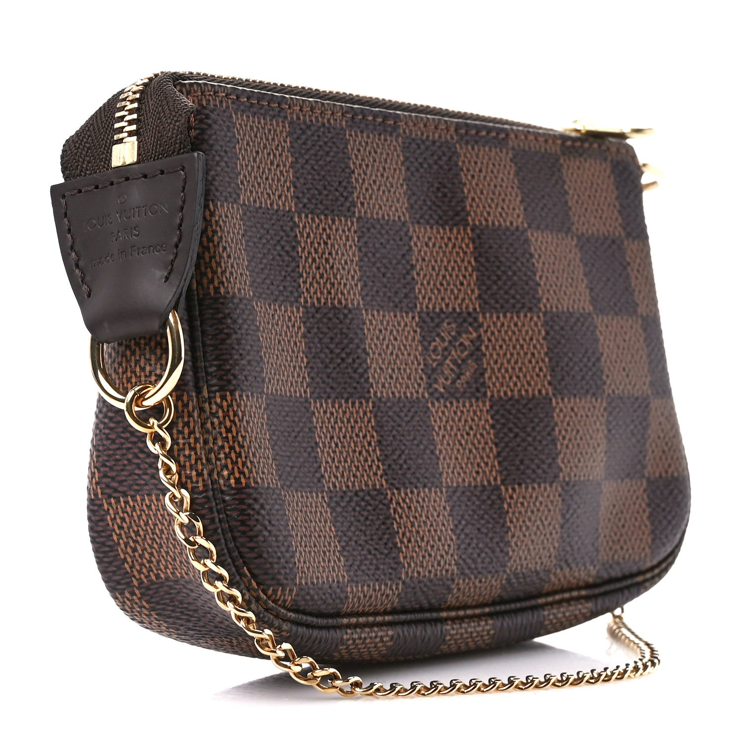Louis Vuitton Damier Ebene Mini Pochette Accessories 2 of 10