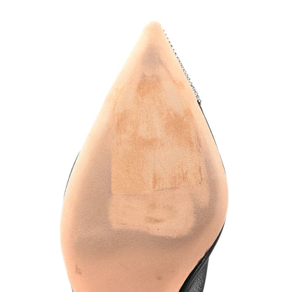 Jimmy Choo Mesh Crystal Anika 65 Pumps 38 Black 11 of 17