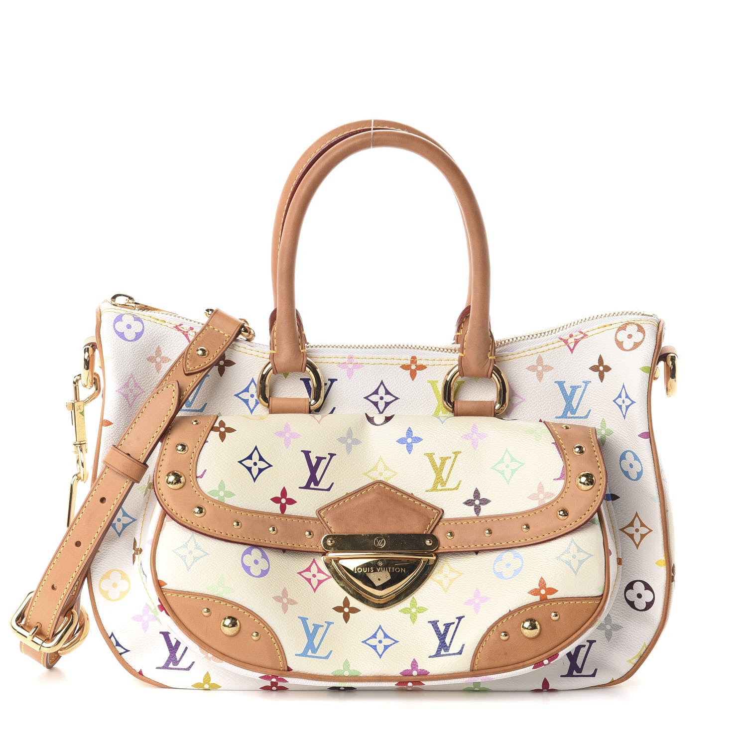 Louis Vuitton Monogram Multicolor Rita White 1 of 8