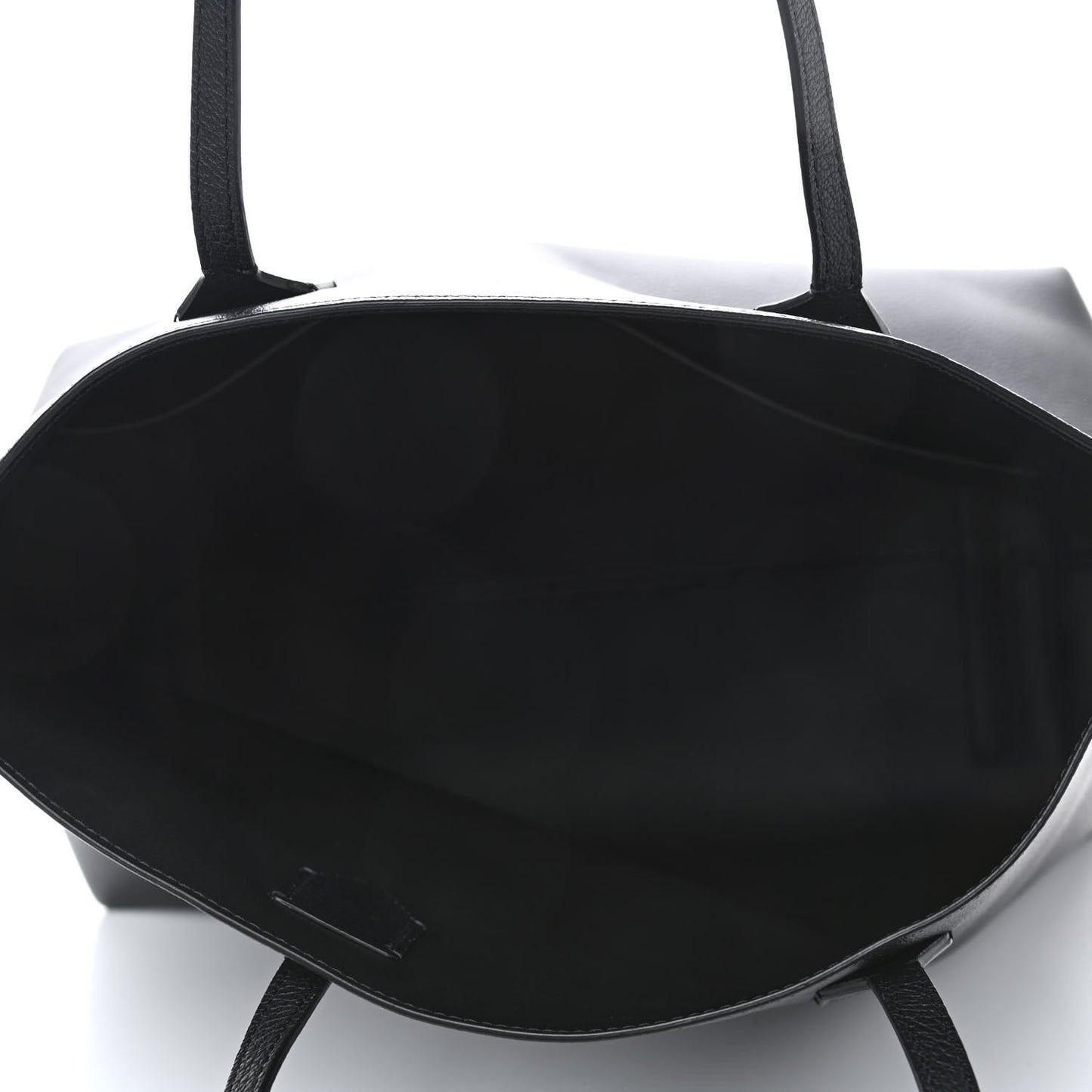 Calfskin Large Society Tote Black
