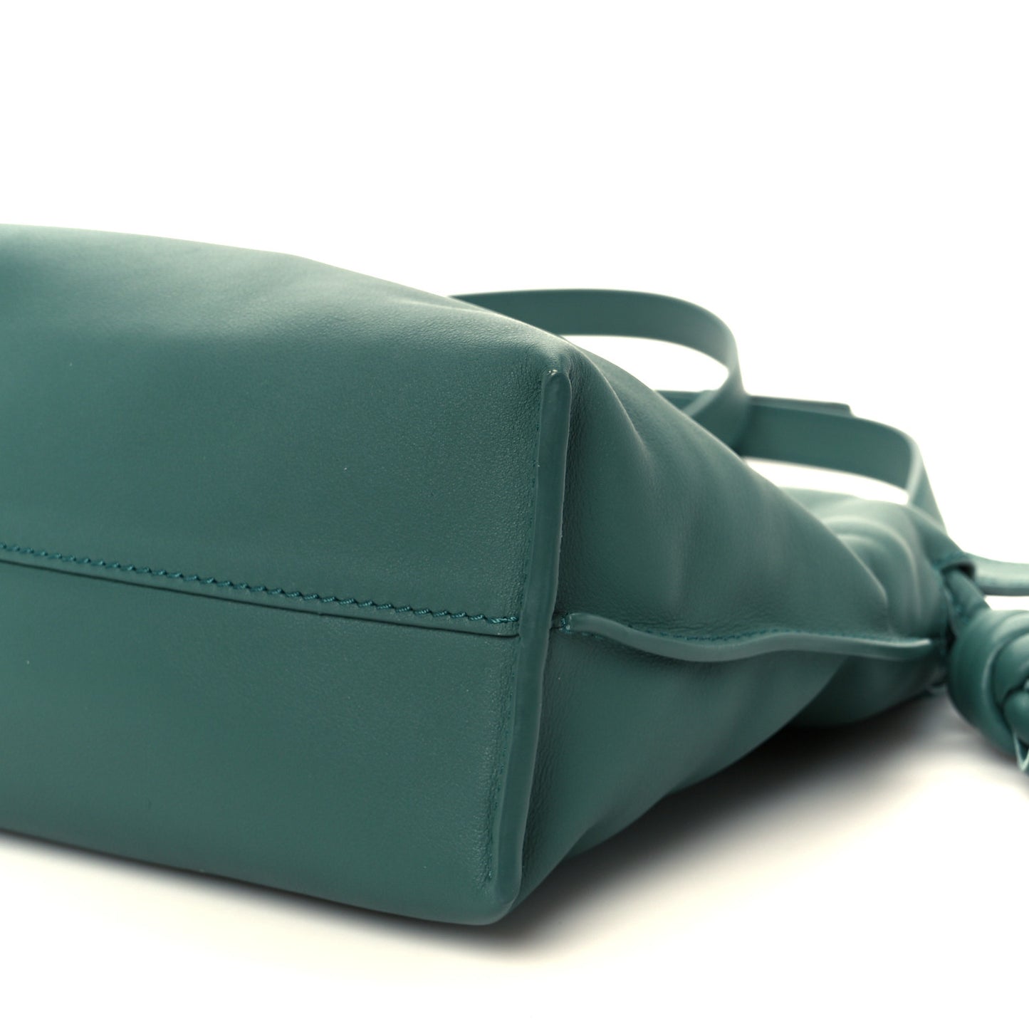 Nappa Medium Flamenco Knot Bag Vetiver