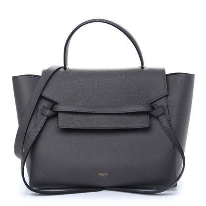 Celine Grained Calfskin Mini Belt Bag Grey 1 of 11