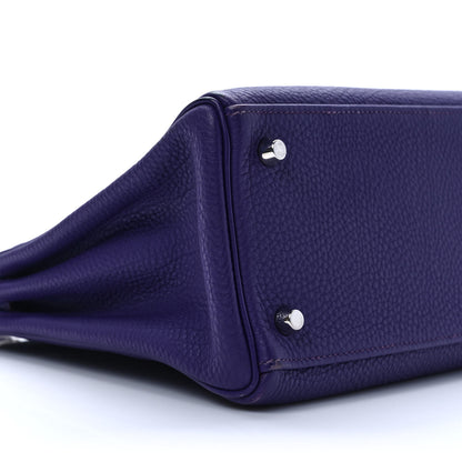 Hermes Togo Kelly Retourne 28 Iris 7 of 11