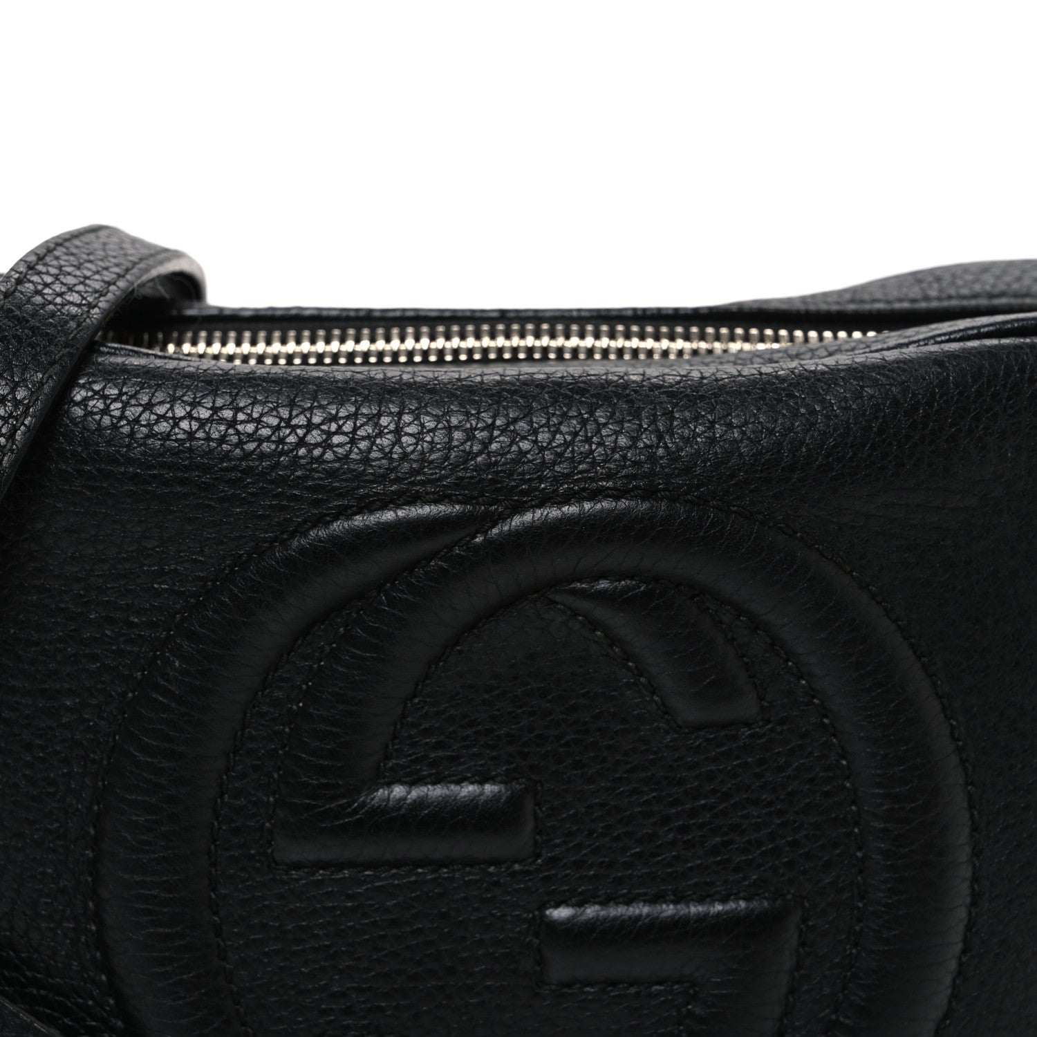 Gucci Pebbled Calfskin Small Soho Disco Bag Black 8 of 12