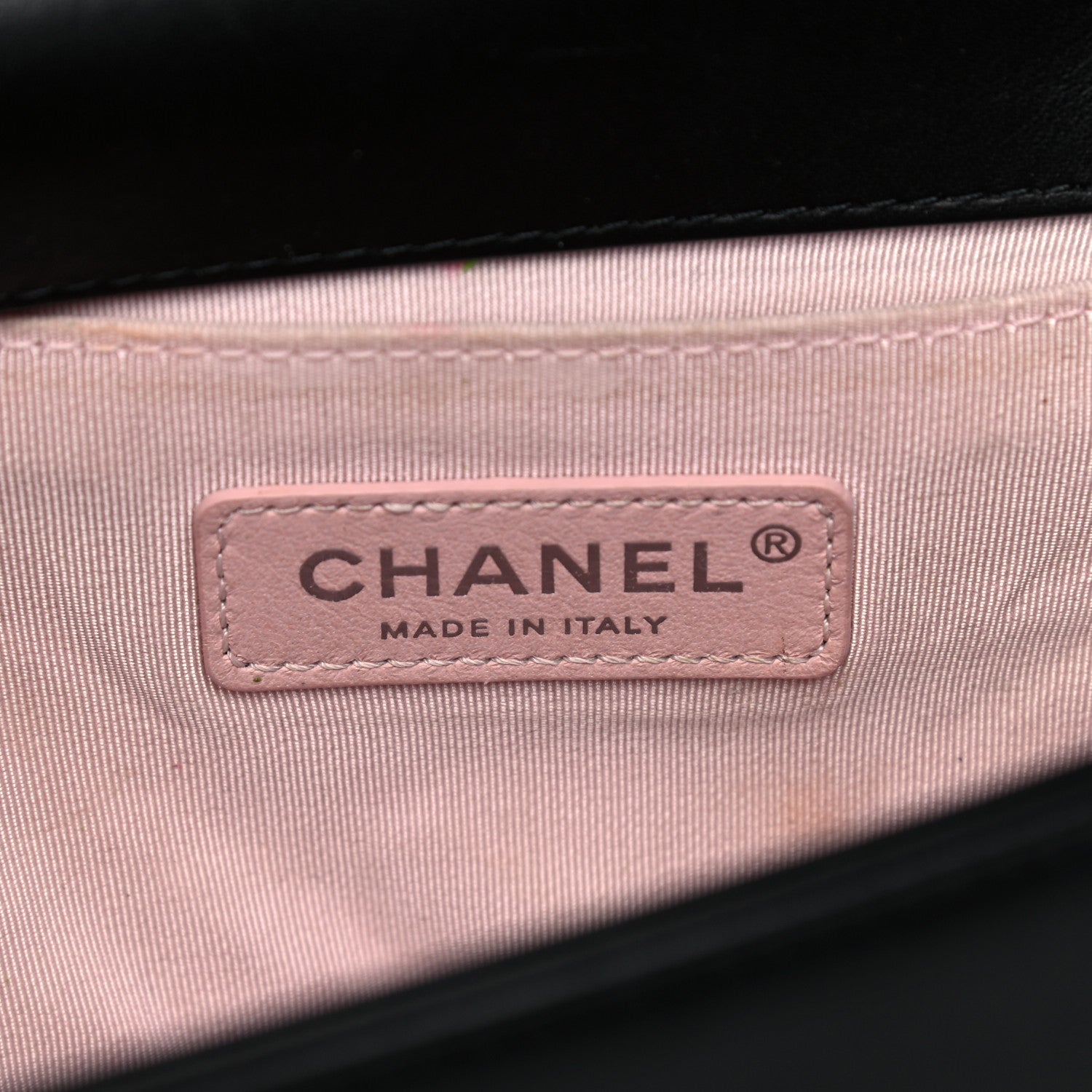 Chanel Calfskin Pearl Chevron Medium Boy Flap Black 6 of 18