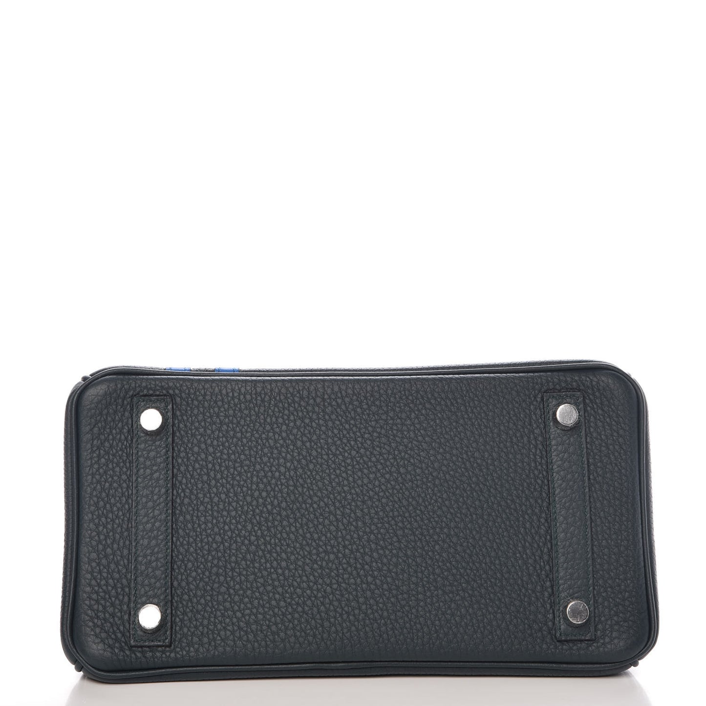 Togo Swift Officier Birkin 25 Vert Cypress Bleu Zellige