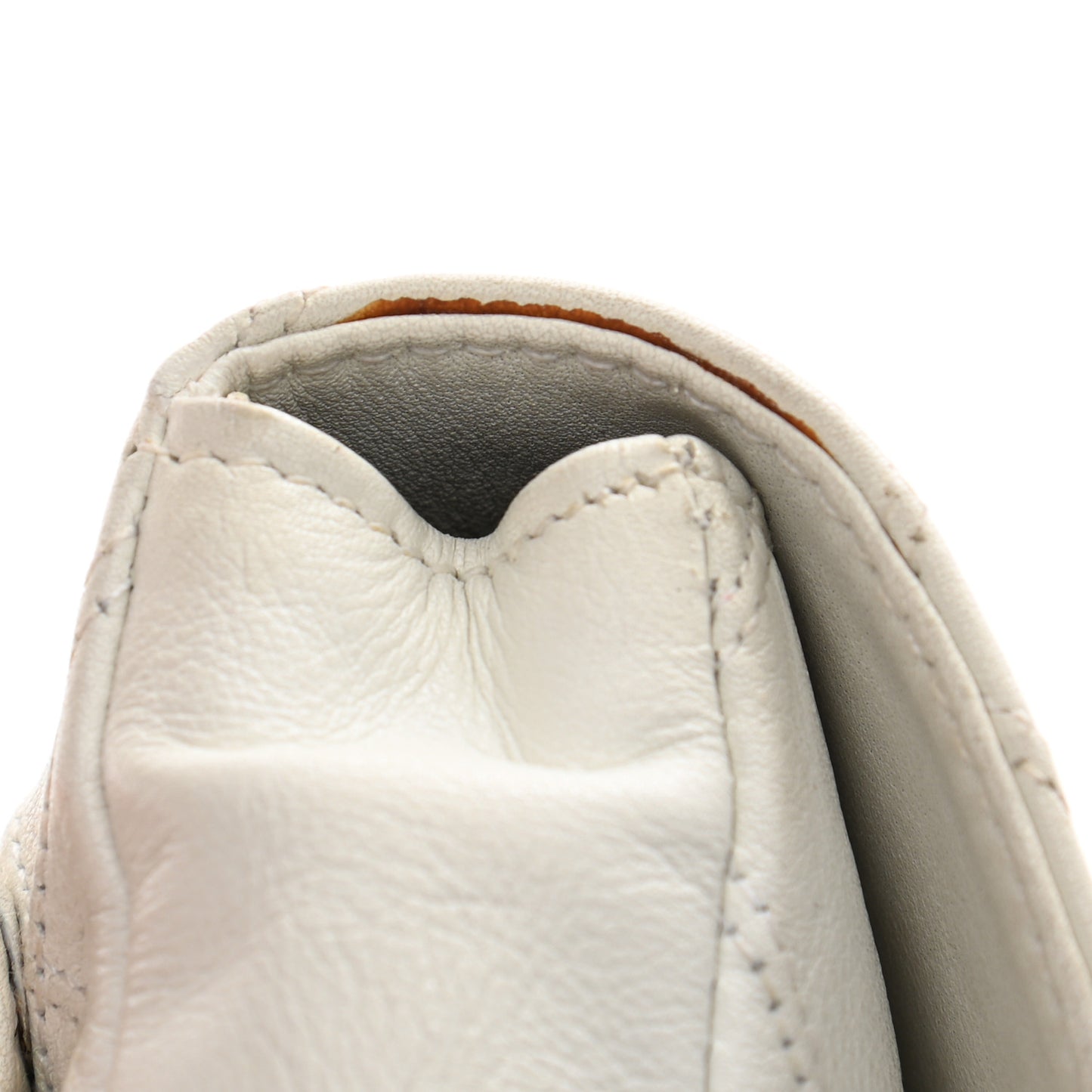 Lambskin Quilted Flap Waist Belt Bag 70 28 White