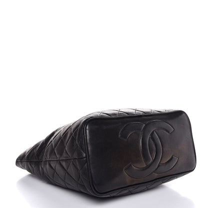 Chanel Lambskin Quilted Tote Black 4 of 8