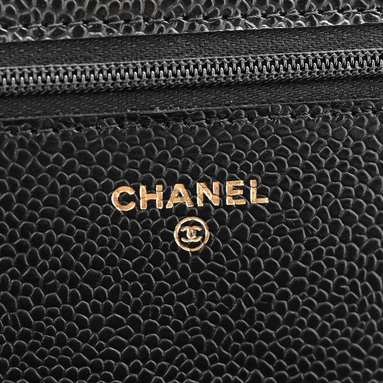 Chanel Caviar Quilted Wallet On Chain WOC Black 6 of 14