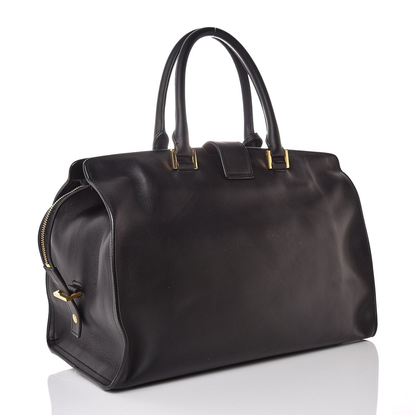 Calfskin Medium Classic Y Cabas Black
