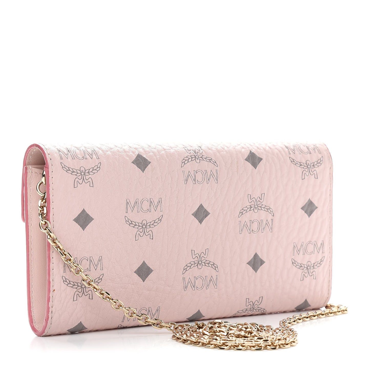 Visetos Large Patricia Wallet On Chain Soft Pink