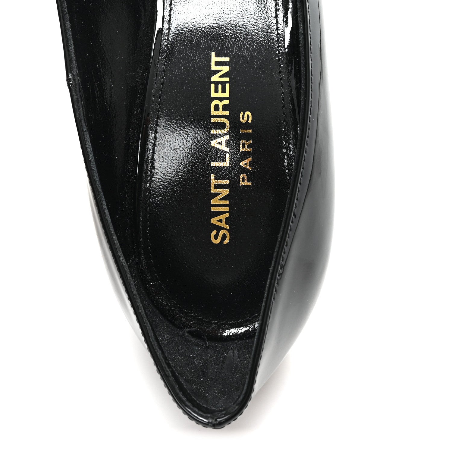 Saint Laurent Patent Opyum 110 Pumps 36 Black Gold 36 Black Gold 8 of 9
