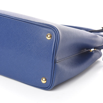 Prada Saffiano Cuir Small Double Bag Inchiostro Fuoco 9 of 9