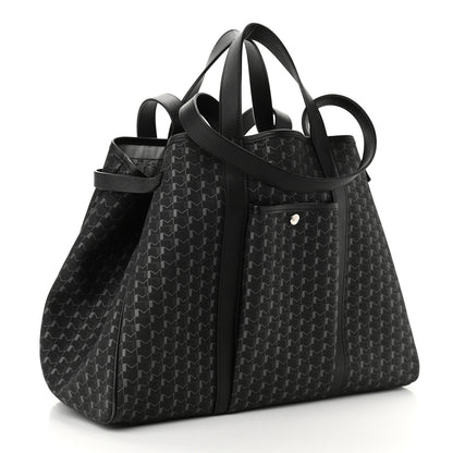 Moynat Calfskin Canvas 1920 Monogram Regate Tote Black 3 of 13