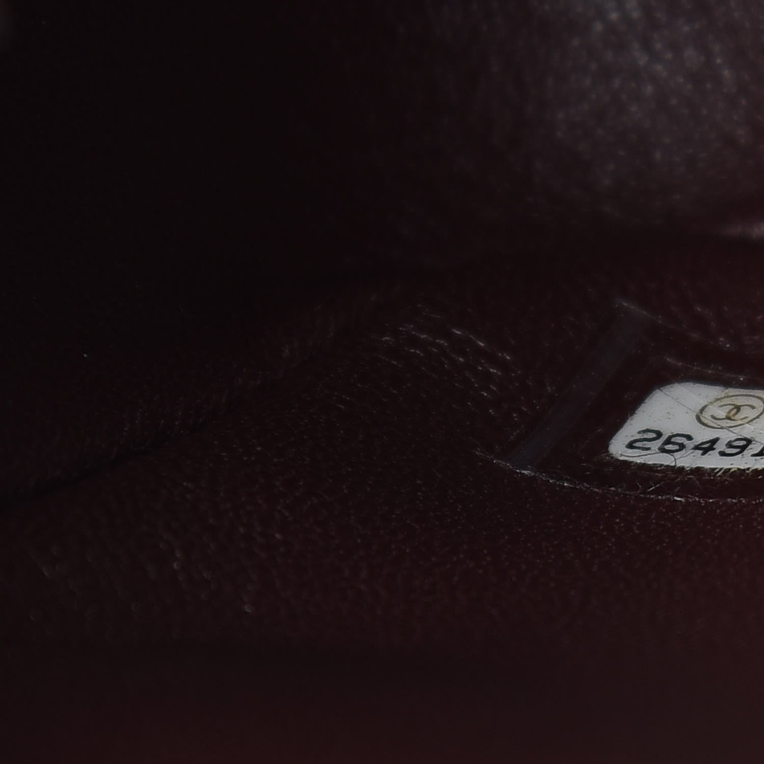 Chanel Orylag Rabbit Fur Quilted Medium Single Flap Burgundy 7 of 10