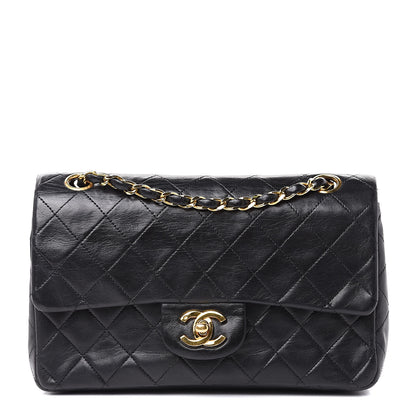 Chanel Lambskin Quilted Small Double Flap Black 1 of 21