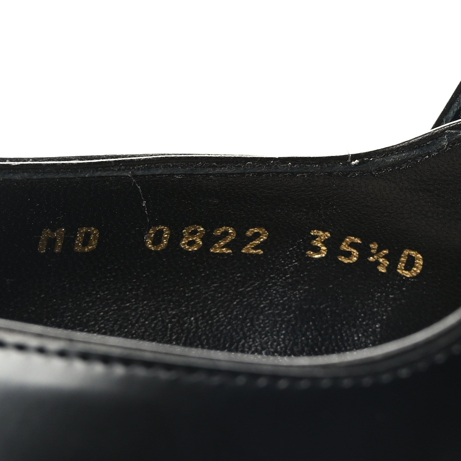Christian Dior Brushed Calfskin Uniform 30mm Pumps 35.5 Black 6 of 8