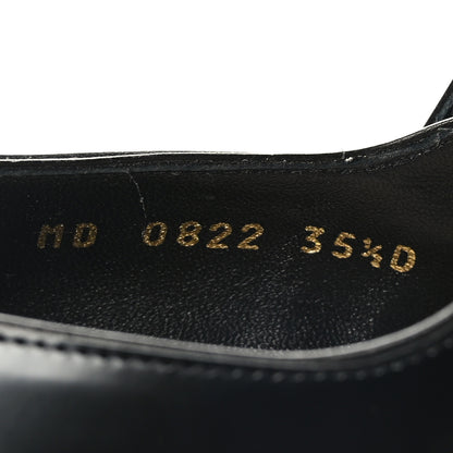 Christian Dior Brushed Calfskin Uniform 30mm Pumps 35.5 Black 6 of 8