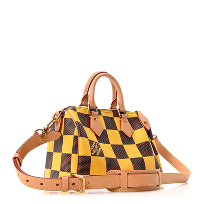 Louis Vuitton Damier Pop Speedy Bandouliere 25 Jaune Mat 3 of 9
