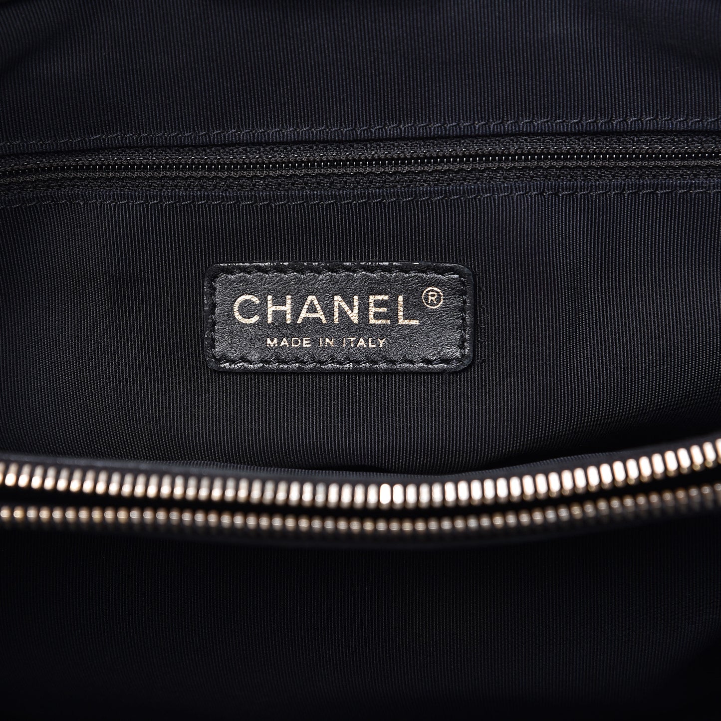 Calfskin Quilted Small Chain Me Tote Black