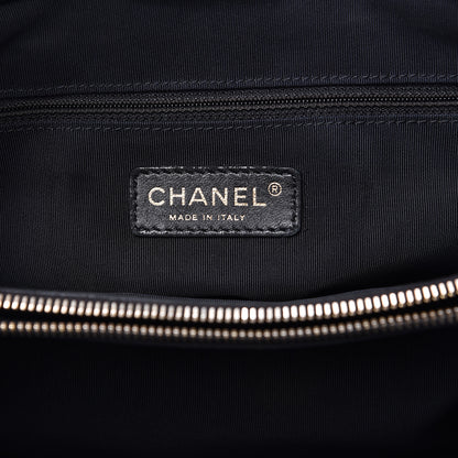 Chanel Calfskin Quilted Small Chain Me Tote Black 6 of 19