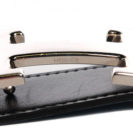 Togo Box 32mm H Belt 90 Blue Jean Noir