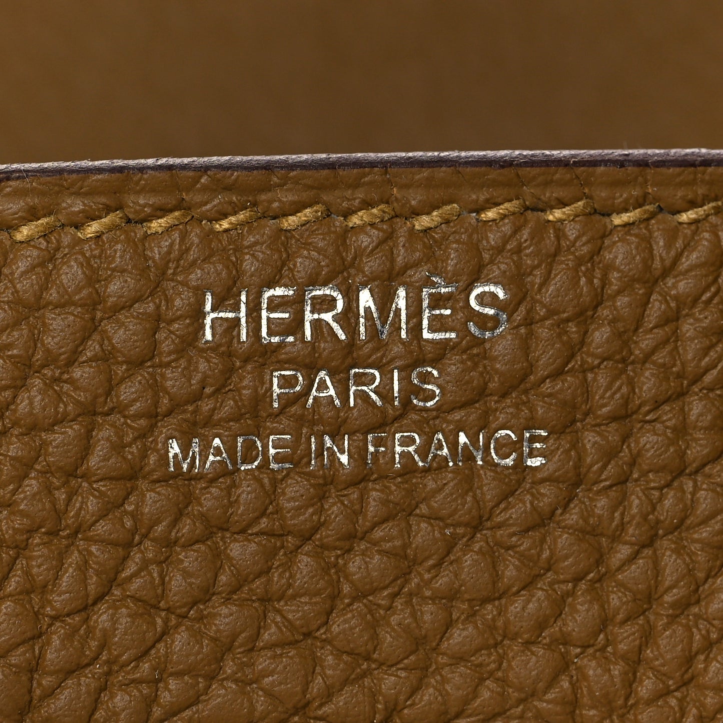 Togo Verso Birkin 25 Bronze Dore Bleu Brume