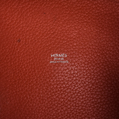 Hermes Taurillon Clemence Picotin Lock 26 GM Sanguine 6 of 13