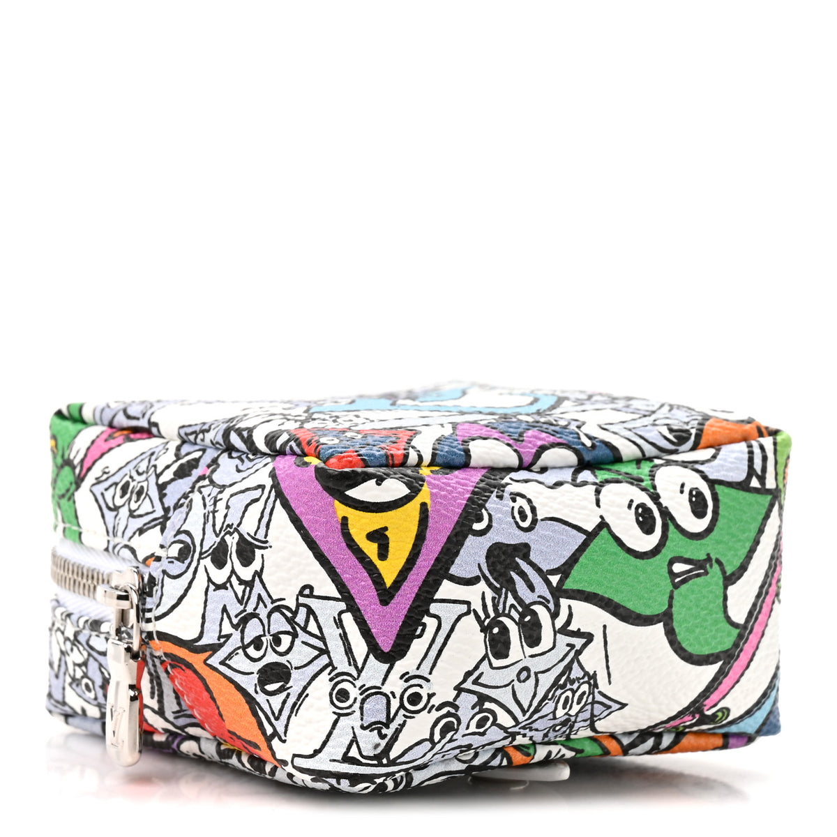 Louis Vuitton Monogram Comics Squared Pouch Bag Charm Multicolor 3 of 6