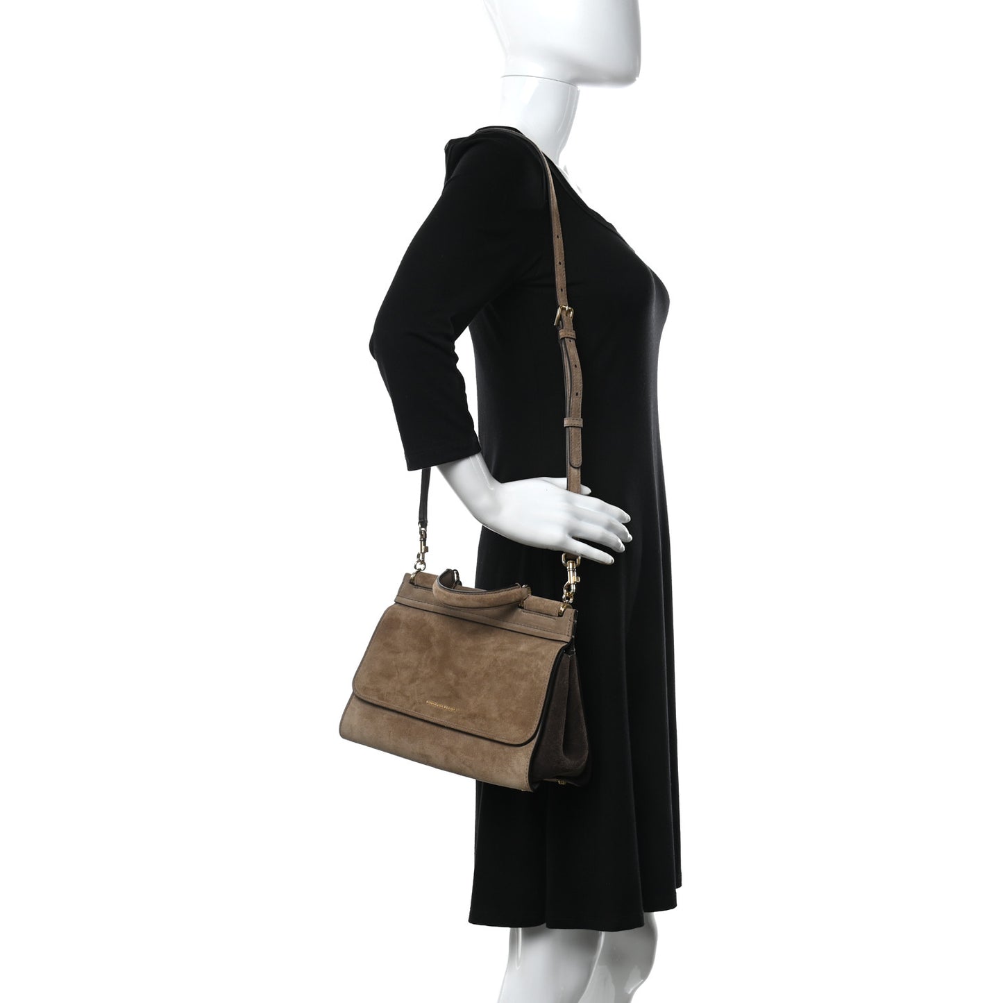 Suede Small Sicily Satchel